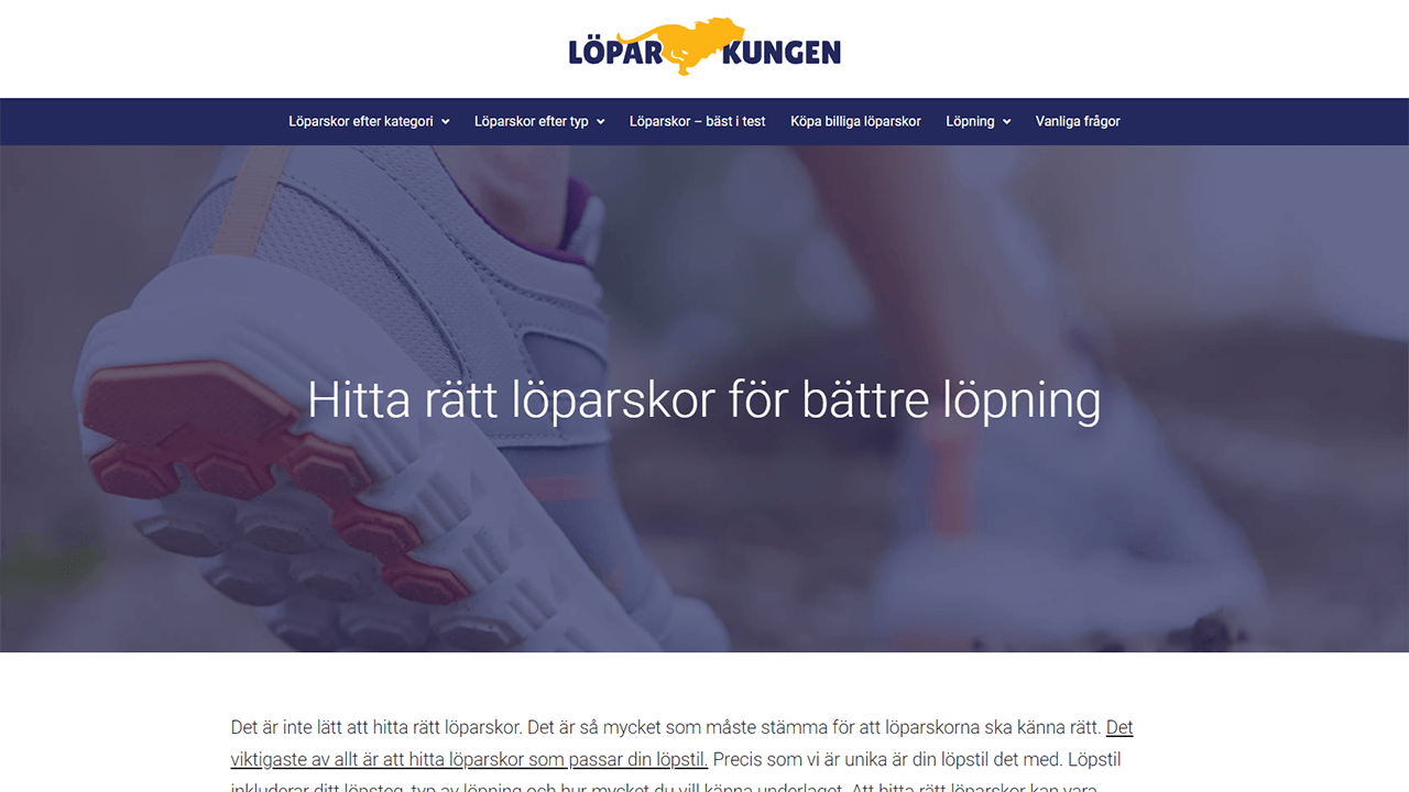 Löparkungen - Startsida